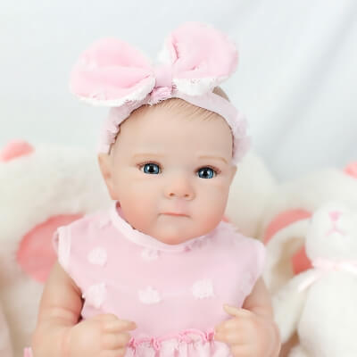 Силиконовая кукла Реборн девочка Тая, 45 см-5