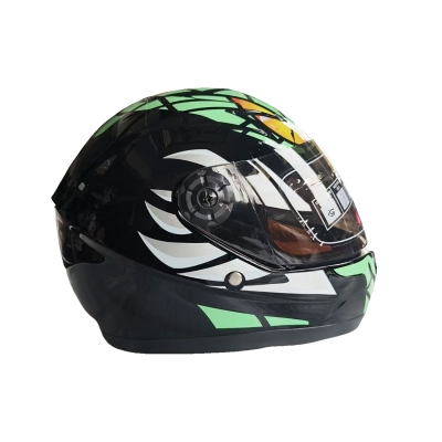 Детский мотошлем защитный с визором Kindheit, размер S-1