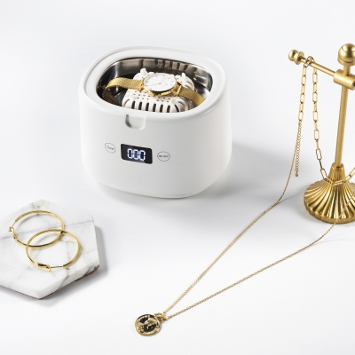 Ультразвуковая мойка для чистки зубных протезов и бижутерии Cleaner BS-D04 230мл, белая-4