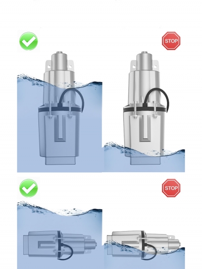 Насос для воды вибрационный погружной Vortex Flow 18л/мин с кабелем 10м-2