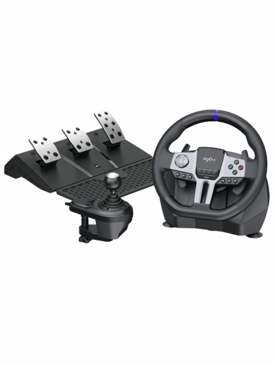 Игровой руль PXN V9 GEN2 с коробкой передач и педалями-1