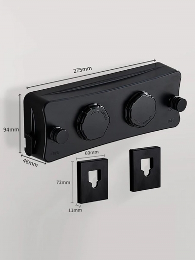 Настенная сушилка FastDry N2, 500 см х 30 см х 120 см, 2 ряда, черная-2