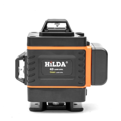 Лазерный уровень / нивелир Hilda 4D (16 линий, зеленый луч)-2