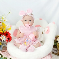 Силиконовая кукла Реборн девочка Тая, 45 см